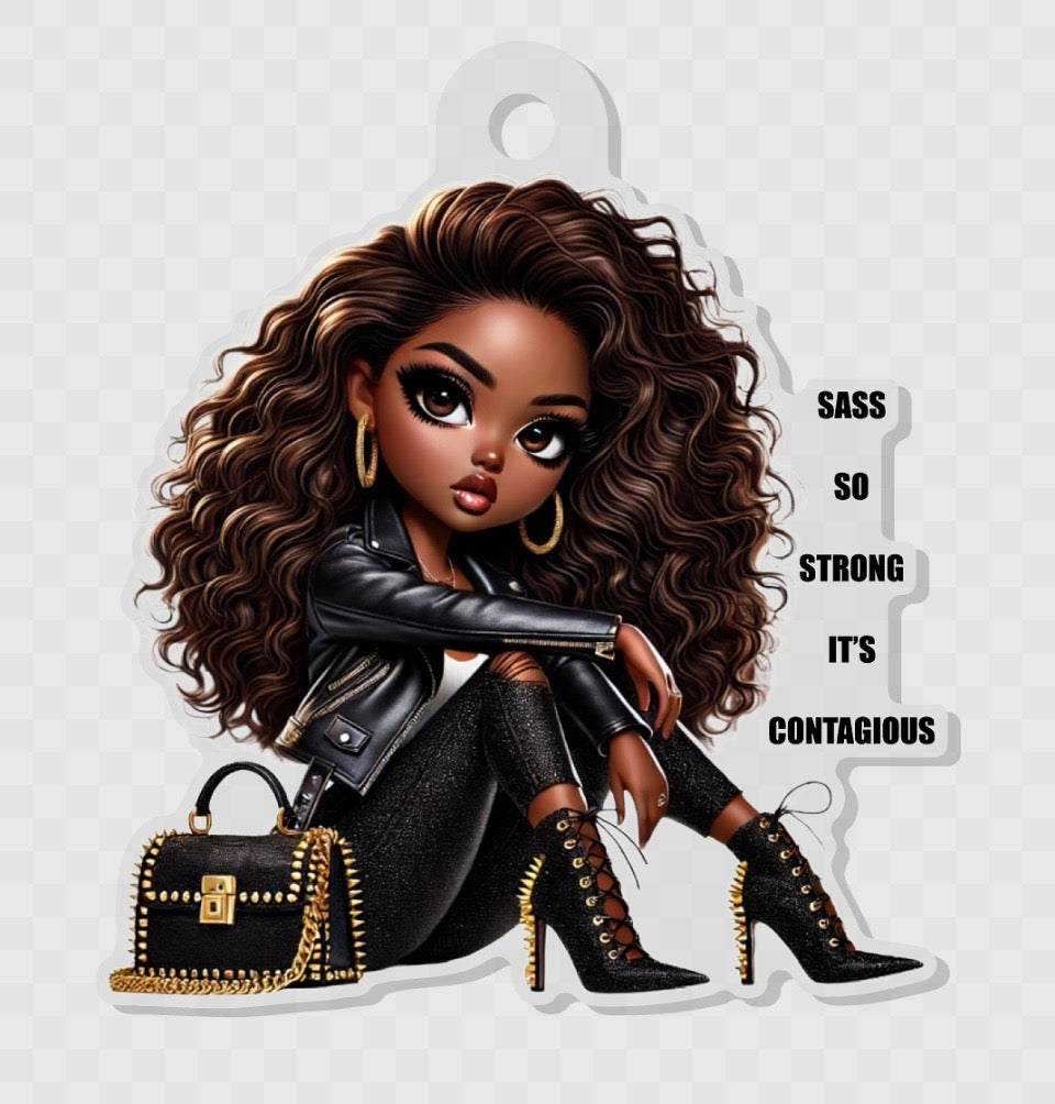 Sassy Keychain