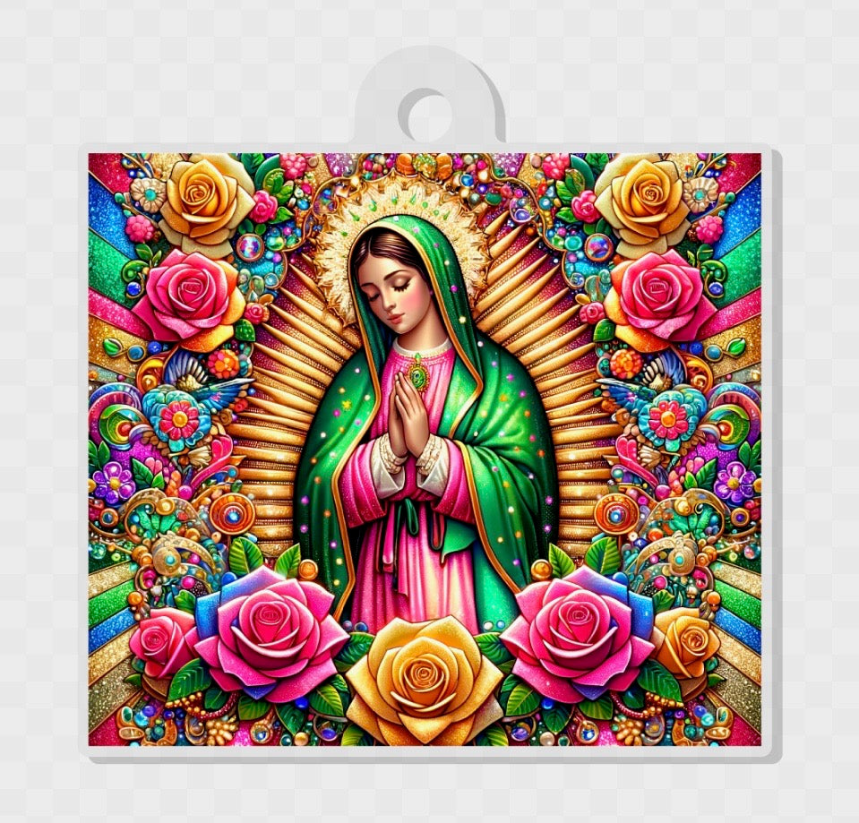 Virgen de Guadalupe Keychain