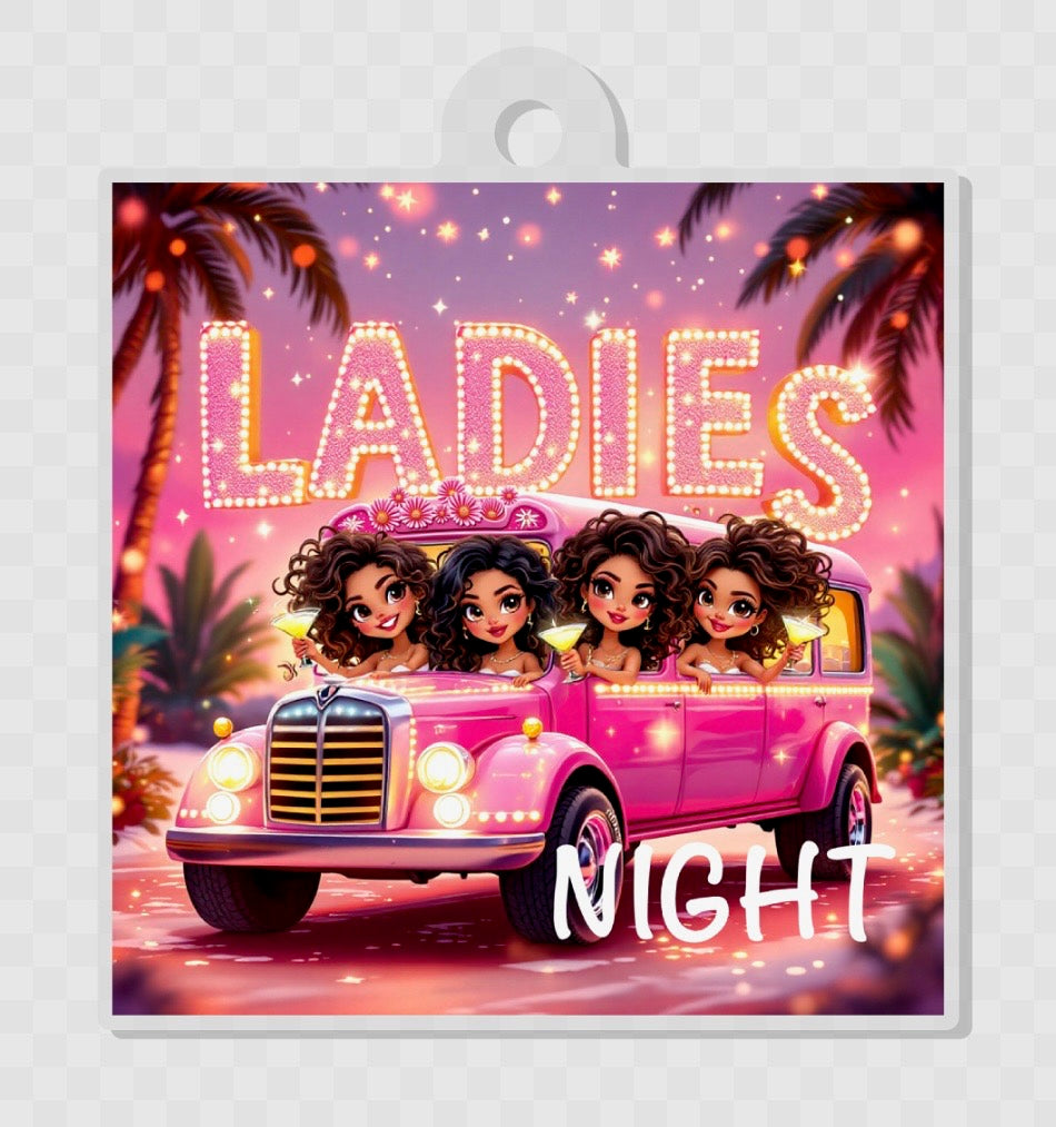 Ladies Night Keychain
