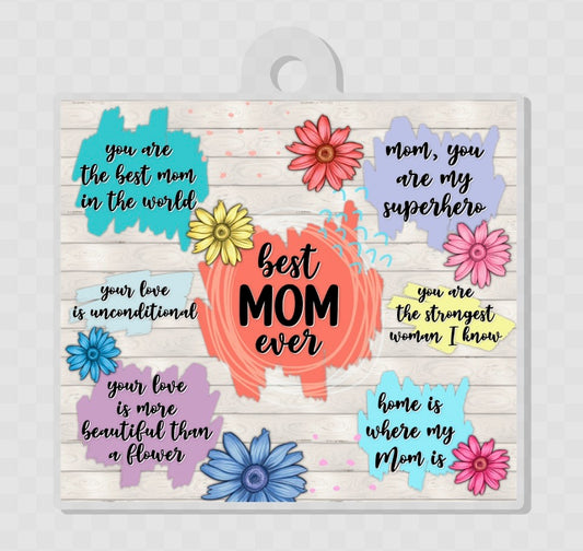 Best Mom Keychain