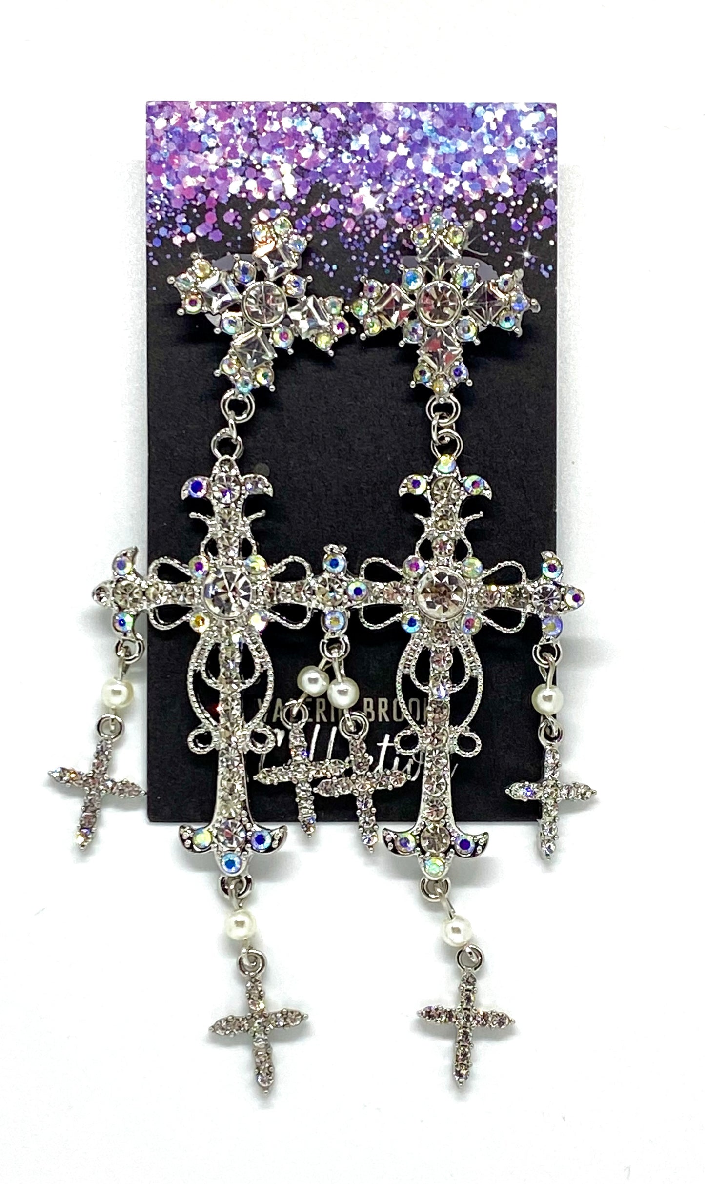 Like A Prayer Earrings (SILVER TONE)