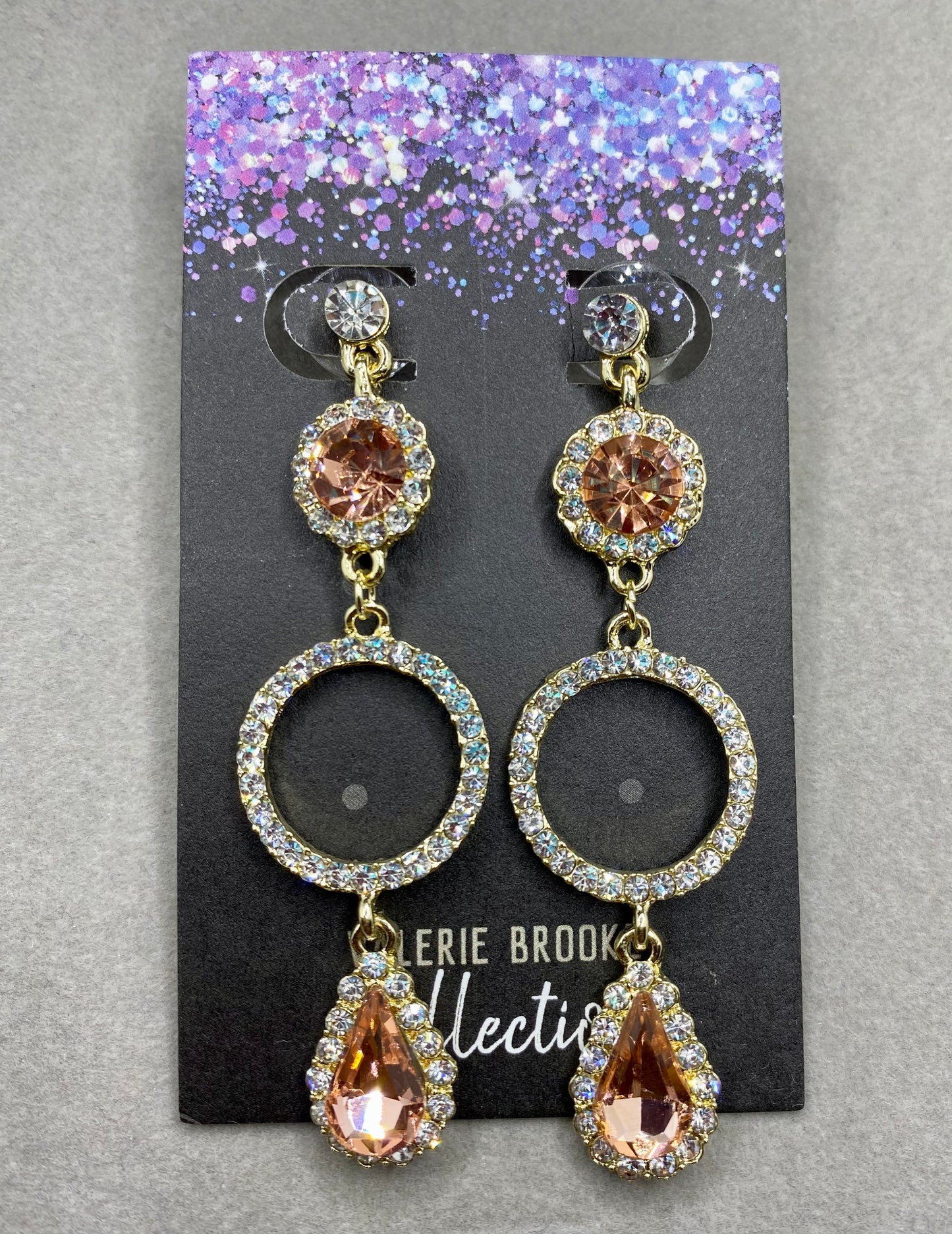 Pink Lady Drop Earrings