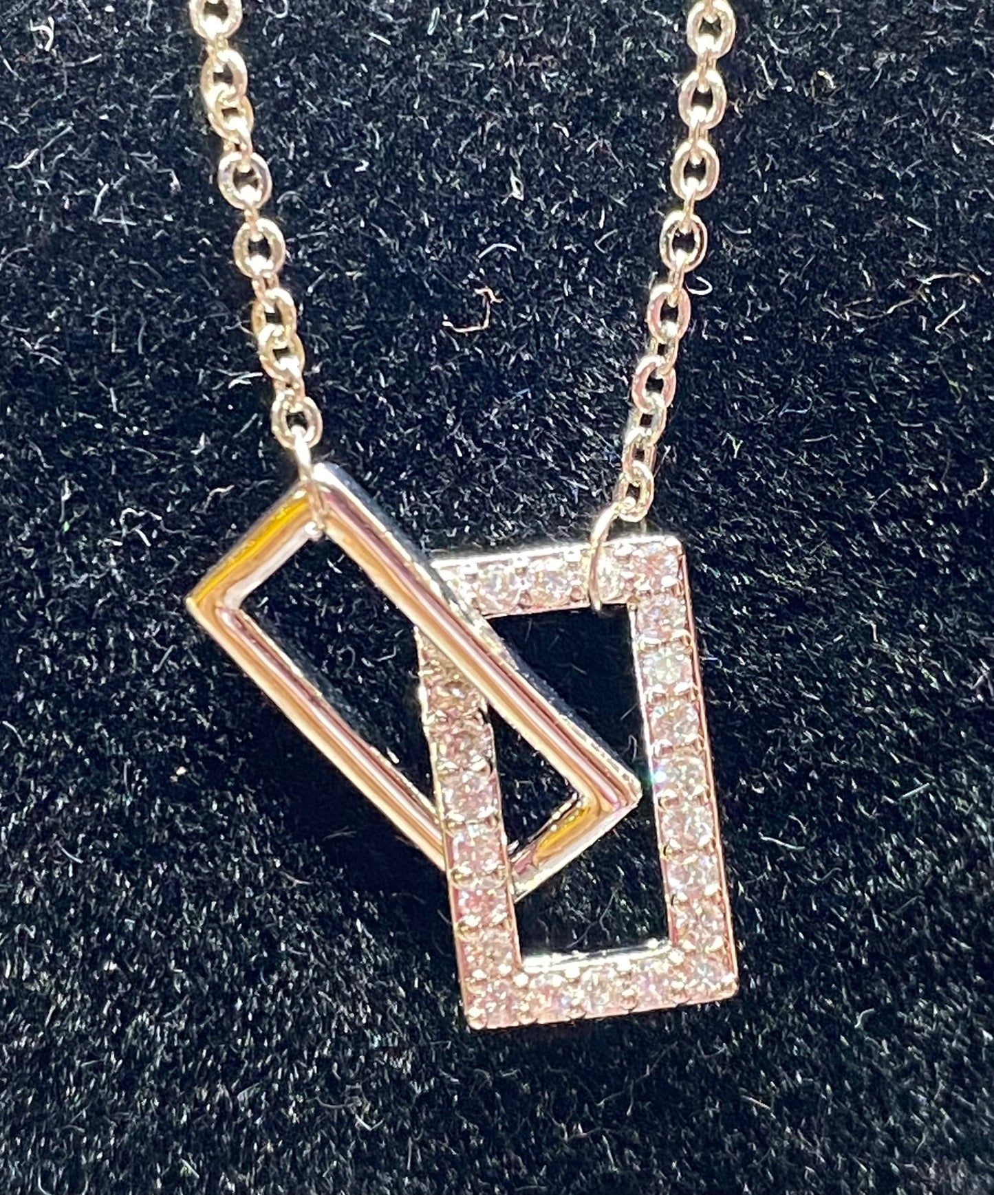 Double Square Necklace